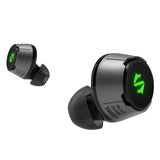 1 x RAW Customer Returns Black Shark Wireless Earbuds with 35ms Ultra-low Latency, Gaming Wireless Headphones with Studio-Quality Sound, Bluetooth 5.2, IPX5 Waterproof, 24h Listening Time, Clear Mics, Comfort Fit - Lucifer T4 - RRP £34.99