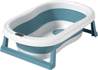 1 x RAW Customer Returns GoBuyer Ltd Baby Bath Tub for Toddler Kids Infant - Basin - Foldable Safe Non-Slip Portable for 0-4 Years - RRP £46.99