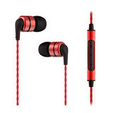 1 x RAW Customer Returns Soundmagic E80C Wired Earbuds with Microphone HiFi Stereo Earphones Noise Isolating in Ear Headphones Comfortable Fit Super Bass for Audiophile and Musician Red - RRP £25.54