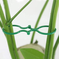1 x Brand New Garden Plant Clips,200 Pcs Plastic Plant Support Clips Plant Gripper Clips for Greenhouse Gardening Climbing Bamboo Pole Tomato Vegetables Flower Orchid Stem Helping Secure Plants to Grow Upright - RRP £7.7