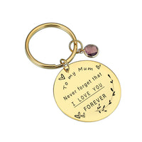 2 x Brand New Mother s Day Keychain - I Love You Women key chains Birthday Gift for Mama, Grandmother Gifts from Son Daughter Gold - RRP £17.98