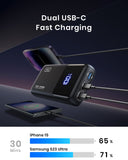 25 x RAW Customer Returns INIU Power Bank, 100W 25000mAh Portable Charger Fast Charging USB C Input Output for Laptop and Phones Battery Pack, Powerbank for iPhone 15 14 13 12 Pro Max Mini Plus Samsung Steam Deck iPad etc - RRP £1487.0