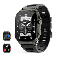1 x RAW Customer Returns Smart Watch ultra For Men make answer Calls, 2.0 HD Screen out doors sport fitness tracker with Heart Rate Sleep Monitor,Music Storage, 600mah battery, for android phones compatible with Iphone - RRP £39.99