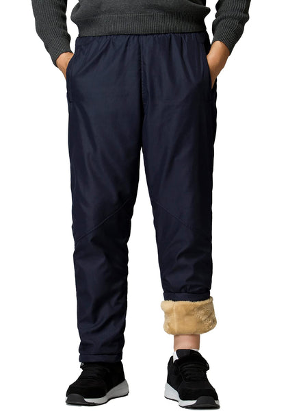 1 x Brand New KTWOLEN Men s Fleece Lined Trousers Winter Warm Jogging ...