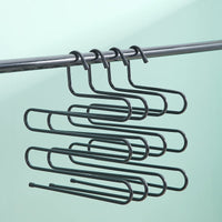 17 x Brand New Kyraton Pants Hangers S Shaped Non Slip 4 Pack Trouser Hanger PP Hanger, Closet Space Saving, Hangers Closet Storage Organizer for Pants, Jeans, Scarves, Towels Hanging Pink  - RRP £169.49