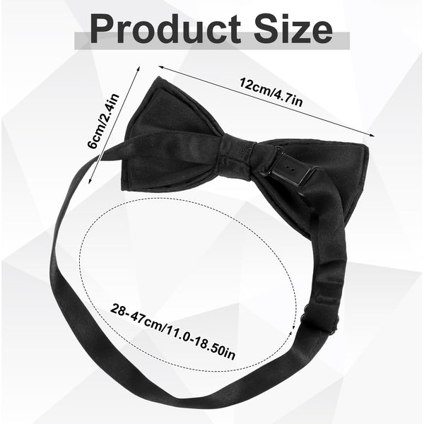 4 x Brand New Glitter Bow Tie Sparkling Sequin Bowtie,Adjustable Strap ...