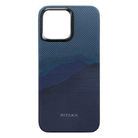 1 x RAW Customer Returns PITAKA Case Compatible with iPhone 15 Pro Aramid Fibre Ultra Thin Magnetic Protective Case with 3D Texture Feel Scratch-Resistant MagEZ Case 4 Over The Horizon - RRP £69.99
