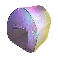 1 x RAW Customer Returns Large White Pop Up Play Tent For Light Projection Sensory Den Room Toys For Children with Carry Bag - RRP £28.49