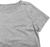 1 x Brand New JayscreateEU Womens Maxi Long Dress Ladies Pockets T Shirt Cotton Summer A-line Dress, S Grey - RRP £23.99