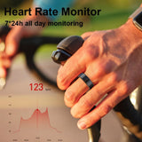 1 x RAW Customer Returns findtime Smart Ring Health Fitness Ring Sleep Heart Rate Monitor Blood Oxygen Ring Pedometer Step Calories Counter IP68 Waterproof Fitness Tracker - RRP £45.99