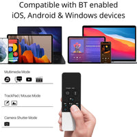 1 x RAW Customer Returns TNP Bluetooth Remote Control for iPad iPhone - Trackpad Media Presenter for iOS Mac Android Tablet PC - Wireless Camera Shutter, Media Button, Presentation Clicker, iPad Air Pro, Macbook Pro Mini M1 - RRP £39.99