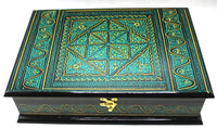 1 x RAW Customer Returns Wooden Lacquer Art Quran Box Handmade Custom Fancy Koran Case Islamic Gift Pack Article 2  - RRP £29.99