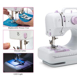1 x RAW Customer Returns Arcanthite Mini Sewing Machine Extension stand, Sewing Supplies set, Thread Nipper included - Electric Overlock Sewing Machines - Small Household Sewing Handheld Tool AT-005-A6 - RRP £39.98