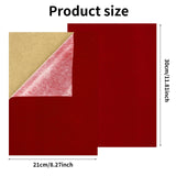 3 x Brand New Lusofie 12Sheets Velvet Felt Sheet Red Self Adhesive Felt Fabric Square 12 x 8 Sticky-back Drawer Liner for Sewing Projects DIY Craft Jewelry Box - RRP £19.47