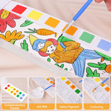 68 x Brand New Vicloon Pocket Watercolor Painting Book, Magic Water Coloring Books, Drawing Doodle Coloring Book, 20 Sheets Watercolor Painting Book with Paint and Brush for Kids and Adults Fairy Tale  - RRP £421.6