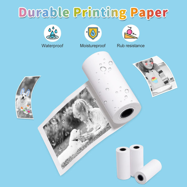 34 x Brand New MINIBEAR 10 Rolls Print Paper Suitable for Kids Instant ...