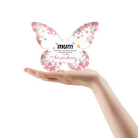 7 x Brand New Bosillsm Mother s Day Birthday Gift for Mum, Butterfly-Shaped, Acrylic Plaque Gifts for Mum, Mum s Birthday Gifts, Presents for Mum on Her Birthday, Mother s Day, Christmas - RRP £48.86