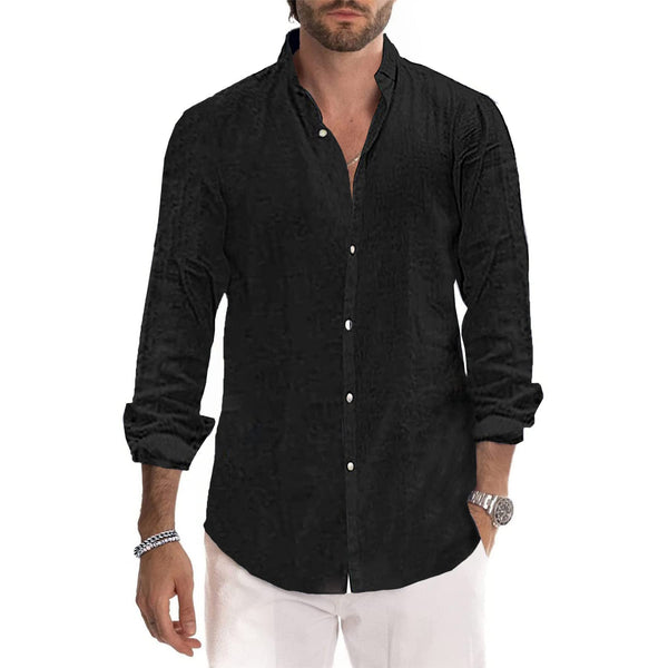 1 x RAW Customer Returns Men s Shirts Cotton Linen Shirt Casual Long ...