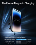 20 x RAW Customer Returns ESR HaloLock Wireless Car Charging Set with CryoBoost, Compatible with MagSafe Car Charger, Compatible with iPhone 14 13 12 Series, with 36W QC 3.0 Fast Car Charger, Phone Cooling Tech, Frosted Onyx - RRP £1199.8
