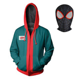 1 x Brand New Maryparty Spider Hoodie Adult Superhero Hoodie Adult Spider Tracksuit Carnival Halloween Costume XL, Style-1  - RRP £19.79