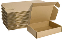 1 x RAW Customer Returns HORLIMER 25 Pack Shipping Boxes, 23x15.5x5cm 9x6x2 inches Corrugated Cardboard Mailing Box, Brown - RRP £29.99