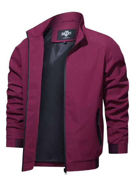 1 x Brand New HOOD CREW Men s Lightweight Windbreakers Varsity Jacket ...
