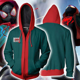 1 x Brand New Maryparty Spider Hoodie Adult Superhero Hoodie Adult Spider Tracksuit Carnival Halloween Costume XL, Style-1  - RRP £19.79