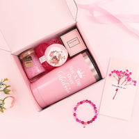 1 x RAW Customer Returns Birthday Gifts for Women, Bath SPA Sets For Women Gifts,Pamper Gifts for Friends Mom Daughter Sister Wife, Self Care Present,Tumbler Vacuum Insulated Coffee Cup Travel Mug,Valentines Day Gifts for Her - RRP £17.99