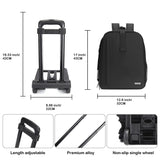 1 x RAW Customer Returns Cwatcun Camera Backpack Trolley Case Bag with Tripod Holder Anti-Theft Waterproof Camera Bag fits 15.6 Laptop for Canon Nikon Sony DSLR SLR Camera for Women Men Photographer 5.0 Black, Large  - RRP £89.99