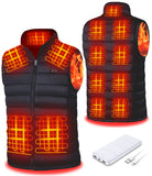 1 x RAW Customer Returns WeKit Heated Vest Unisex Warming Heating Clothes Lightweight Heated Electric Heated Vest with Battery Pack S , Black - RRP £106.45