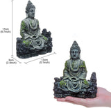 1 x RAW Customer Returns ANMOO Aquarium Ornament Buddha Statue Fish Tank Decorations Buddha Sculpture Aquarium Decoration for Fish ceramic fish tank decoration handicraft - RRP £12.49