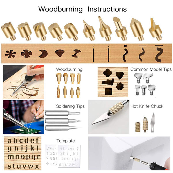 Buy Wood Burning Kit, Preciva 45 in 1 Wood Burning Pyrography Pen