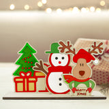 1 x Brand New Christmas Wooden Table Sign, Christmas Table Decorations Xmas Tabletop Decorations Christmas Tree Reindeer Gift Centerpiece Tabletop Signs for Xmas Party Supplies Home Room Decor DIY Crafts Y4SDDIYBJ - RRP £2.99
