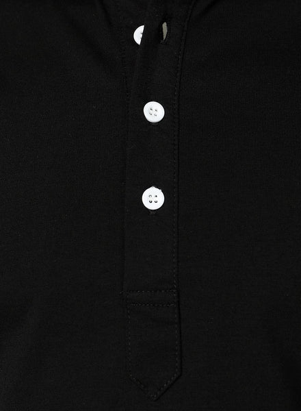 1 x Brand New HOOD CREW Men s Casual Henley T-Shirt Short Sleeve Slim ...