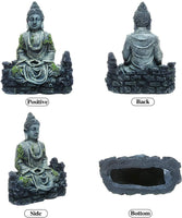 1 x RAW Customer Returns ANMOO Aquarium Ornament Buddha Statue Fish Tank Decorations Buddha Sculpture Aquarium Decoration for Fish ceramic fish tank decoration handicraft - RRP £12.49