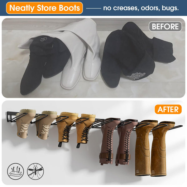 1 x RAW Customer Returns zacurter Welly Boot Rack - Wall Mounted Welly ...