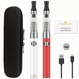 1 x RAW Customer Returns E Cigarettes Vape Pens Starter Kit VapeMaster H2 Dual Vape Pens, Easy to Fill and Charge, Long Lasting Battery, Pure Taste - No E-Liquid, No Nicotine Red White , 1.0 count - RRP £19.99