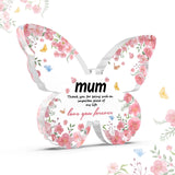 7 x Brand New Bosillsm Mother s Day Birthday Gift for Mum, Butterfly-Shaped, Acrylic Plaque Gifts for Mum, Mum s Birthday Gifts, Presents for Mum on Her Birthday, Mother s Day, Christmas - RRP £48.86