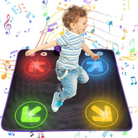 1 x RAW Customer Returns JUYOUNGA Light Up Dance Mat for Girls Toys Age 3 4 5 6 7 8,Dance Pad Toys for 3 4 5 6 7 8 9 10 Year Old Girl Boy Gifts, Dance Game for Kids Toys Christmas Birthday Gifts for Boys Girls - RRP £30.38
