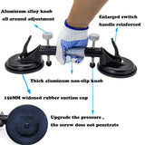 1 x RAW Customer Returns 2PCS Adjustable Seam Setter Stone Suction Cup 6Inch Glass Suckers Lifter for Granite Tile Marble Joining and Leveling Professional Countertop Installation Tool - RRP £55.99