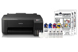 1 x RAW Customer Returns Ink Experts Dye Sublimation A4 Colour Printer Bundle - Compatible with Epson ET1810 inc. Printer and Inktec Sublinova Inks - RRP £239.0