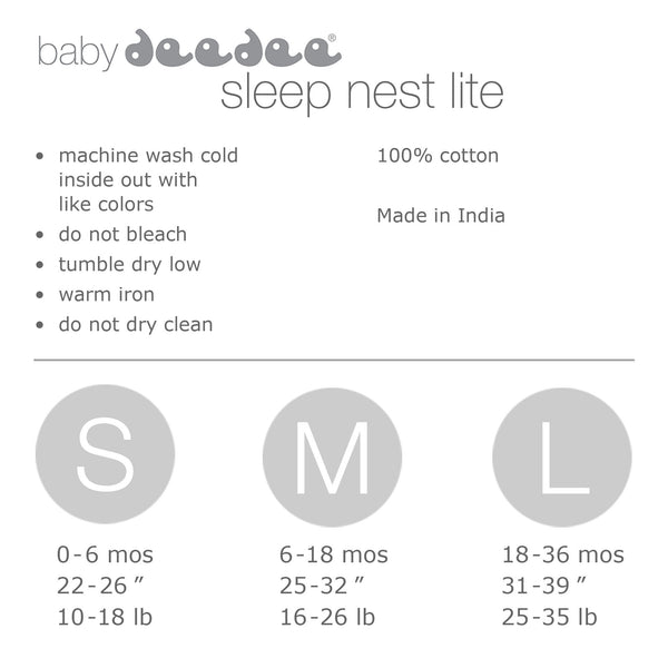 1 x Brand New baby deedee 100 Cotton Sleeping Sack, Baby Sleeping Bag ...