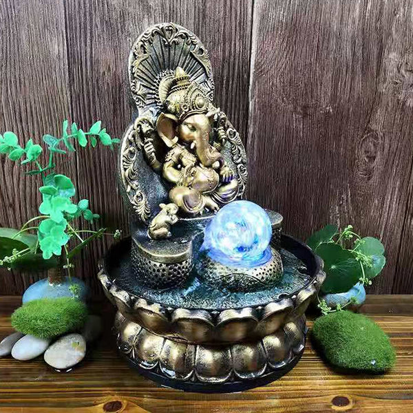 1 x Brand New Buddha Statue Tabletop Fountain, Zen Fountain for Home ...