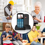 1 x RAW Customer Returns Tosaju 4G Big Button Mobile Phone for Elderly Unlocked Sim Free Senior Mobile Phones Easy to Use Pay as You Go 1.77 LCD Display SOS Button Talking Numbers Torch 1000 mAh Battery - Blue - RRP £43.99
