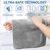 1 x RAW Customer Returns Electric Heat Pad, Ultra-Safe Heat Pad for Pain Relief, 30x60cm USB Heating Pad 55 Degrees Constant Temperature, Portable Machine Washable Heat Pad for Hands, Shoulders, Back, Legs and Animals - RRP £14.99