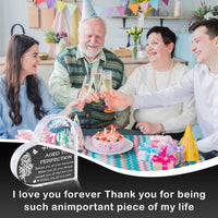 20 x Brand New Abeillo 70th Birthday Gifts for Women or Men, Heart-Shaped Acrylic Plaque for 70th Birthday, 70th Personalised Keepsake Gifts for Mum Dad Sister Auntie Wife Friends - RRP £139.6