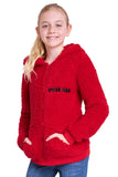 1 x Brand New Marvel Sherpa Hoodie for Boys, Spiderman Zip Up Fleece Fluffy Hoodie Red, 11-12 Years  - RRP £22.79