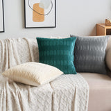 4 x Brand New MIULEE Pack of Two Velvet Lake Blue Square Cushion Cover 50x50 cm 20x20 Inch Pillow Case Throw Cushion Cover Sofa Cushion Suitable for Living Room Sofa and Bedroom - RRP £52.0