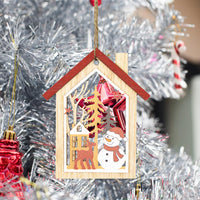 5 x Brand New CHEERYMAGIC Wooden Christmas Ornaments, 3PCS Christmas Tree Hanging Ornament Christmas Tree Decorations for Indoor Outdoor Holidays, Home Party Decoration, Tree Ornaments, Events, and Christmas - RRP £19.9