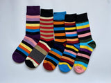 4 x Brand New SUKBRGIR Men s Fun Set Dress Socks-Colorful Funny Novelty Cotton Funky Crew Socks Pack,Art Socks 101 Blue Paint  - RRP £59.12